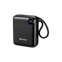 Батарея універсальна Sandberg 10000mAh PD/3.1/20W, QC/3.0, USB-C In/Out, with 2 cables USB-C (421-26) - 1