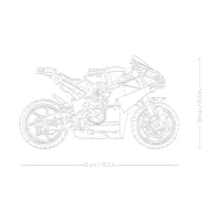 Конструктор LEGO Technic Мотоцикл Ducati Panigale V4 S (42202) - 7