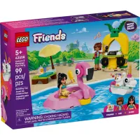 Конструктор LEGO Friends Вечірка єдинорога та фламінго біля басейну (42658) - 1
