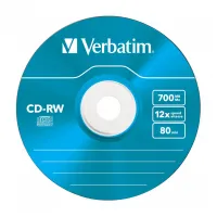 Диск CD Verbatim CD-RW 700Mb 12X SlimBox 5шт Color (43167) - 6