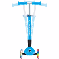 Самокат Globber серії Primo Foldable Lights блакитний Колеса з підсвічуванням (432-101-3) - Image 6