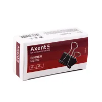 Биндер металлический Axent 32 мм, 12шт, black (4403-A) - Изображение 2