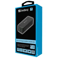 Зарядний пристрій Sandberg 4in1 2xUSB-C 2xUSB PD 65W QC 3.0 20W (441-45) - 5