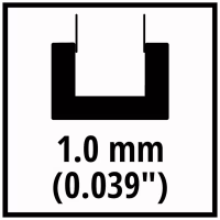 Шина для ланцюгової пили Einhell 15см, 1.0мм (4500163) - Image 3