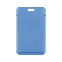 Бейдж Axent слайдер вертикальний, 54х85мм , димчастий синій (4500V-02-A) - Зображення 2