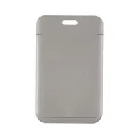 Бейдж Axent слайдер вертикальний, 54х85мм , теплий сірий (4500V-03-A) - Изображение 2