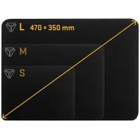 Коврик для мышки YENKEE YPM 47 Speed Top L Black (45015888) - Изображение 3