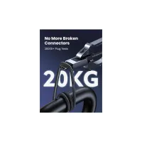 Дата кабель USB-C to USB-C 3.0m 100W L512 gray Ugreen (45065) - Изображение 6