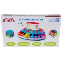Розвиваюча іграшка Kiddi Smart Піаніно – Кольорові нотки (світло) (4514T-KS) - Зображення 6