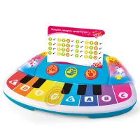 Розвиваюча іграшка Kiddi Smart Піаніно – Кольорові нотки (світло) (4514T-KS) - Зображення 1
