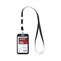 Бейдж Axent чохол SoftTouch матовий, 54х85мм ,чорний (4550V-01-A) - Зображення 6