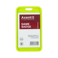 Бейдж Axent чохол SoftTouch матовий, 54х85мм ,салатовий (4550V-09-A) - Зображення 1