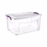 Харчовий контейнер Irak Plastik Hide прямокутний 15 л прозорий (4656) - Image 1