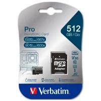 Карта пам'яті Verbatim 512GB microSDXC class 10 UHS-III PRO (47046) - Зображення 3