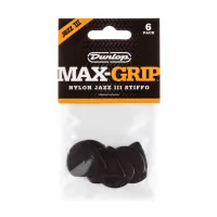 Медіатор Jim Dunlop Max-Grip Jazz III Stiffo Pick 6 шт. (471P3S) - Зображення 3