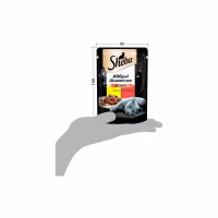 Влажный корм для кошек Sheba cig POU с курицей и говядиной в соусе 85 г (4770608257088) - Image 3