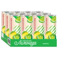 Напій Моршинська соковмісний Лимонада зі смаком Мохіто 0.33 л (4820017003049) - 6