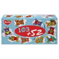 Серветки косметичні Ruta Kids 2 шари 155 аркушів (4820023748422) - 2