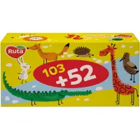 Серветки косметичні Ruta Kids 2 шари 155 аркушів (4820023748422) - 1