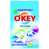 Отбеливатель O'KEY кислородный для белого белья 200 г (4820049381344) - Image 1