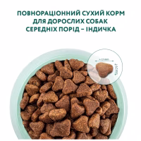 Сухий корм для собак Optimeal для середніх порід зі смаком індички 12 кг (4820083905506) - Image 4