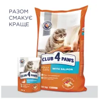 Сухий корм для кішок Club 4 Paws Преміум. З лососем 300 г (4820083909221) - 8