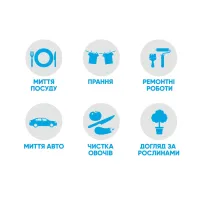 Рукавички господарські Добра Господарочка латексні надміцні помаранчеві M 2 шт. (4820086520034) - 4