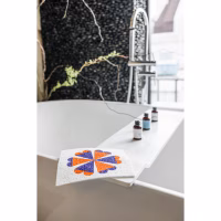 Серветки для прибирання Добра Господарочка Колекція Вибійка Целюлозні вологопоглинаючі Білі з принтом 2 шт. (4820086523974) - Image 3