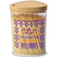 Зубочистки Добра Господарочка Бамбукові Колекція Вибійка 350 шт. (4820086524018) - 1