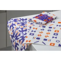 Серветки для прибирання Добра Господарочка Колекція Вибійка Універсальні Білі з принтом 2 шт. (4820086524032) - 4