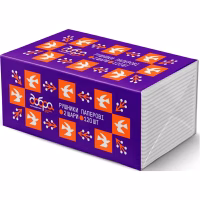 Паперові рушники Добра Господарочка Колекція Вибійка V-складання 2 шари 120 шт. (4820086524100) - Image 1