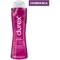 Інтимний гель-змазка Durex Play Cherry зі смаком та ароматом вишні (лубрикант) 50 мл (4820108005099) - 2