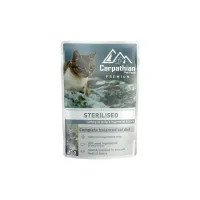 Вологий корм для кішок Carpathian Pet Food Індичка в желе 80 г (4820111141210) - 1