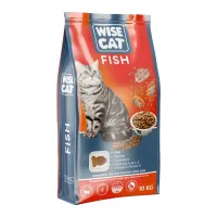 Сухий корм для кішок Wise Cat Fish 10 кг (4820111141296) - 1