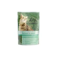 Вологий корм для кішок Carpathian Pet Food Лосось в соусі 100 г (4820111141357) - 1