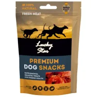 Ласощі для собак Lucky Star М'які кільця в'яленого м'яса курки ≈4 см 85 г (4820111434169) - 3