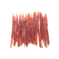 Ласощі для собак Lucky Star Соломка з качиного в'яленого м'яса в тубі ≈11 см 500 г (4820144302367) - 1