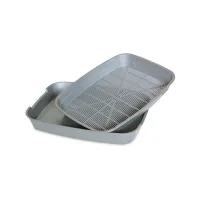 Туалет для котів Природа з сіткою N1 (кольори в асортименті) (4820157404447) - 1