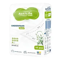 Пелюшки для малюків ActiLife Med Basic 60 х 60, 10 шт (4820174981419) - 2
