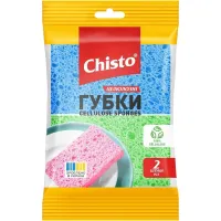 Губки кухонні Chisto Целюлозні 2 шт. (4820204701826) - 1