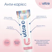 Зубна паста Fesco Ultra Anti-Cavity Антікарієс 100 мл (4820204701963) - 3