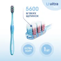Зубна щітка Fesco Ultra Multi Brush Soft Блакитна (4820204702083) - 5