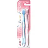 Зубна щітка Fesco Expert Clean Extra Soft Блакитна 1 шт. + Рожева 1 шт. (4820204702311) - 1