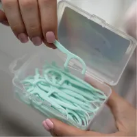 Флос-зубочистки Fesco Ultra Dental Floss Picks 40 шт. (4820204702410) - 3