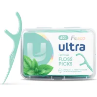 Флос-зубочистки Fesco Ultra Dental Floss Picks 40 шт. (4820204702410) - 1