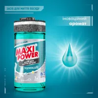 Средство для ручного мытья посуды Maxi Power Nanomatic 1 л (4820204703400) - Изображение 2