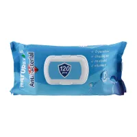 Вологі серветки Naturelle Антибактеріальні з д-пантенолом 120 шт. (4820207591042) - Зображення 1