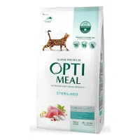 Сухий корм для кішок Optimeal для стерилізованих/кастрованих індичка та овес 1.5 кг (4820215364713) - 1