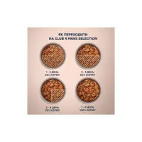 Вологий корм для собак Club 4 Paws Selection Плюс Шматочки з яловичиною та овочами в соусі 85 г (4820215368063) - 4