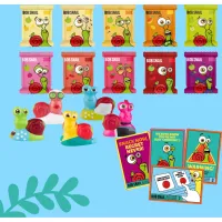 Цукерка Bob Snail Адвент-календар Диско з іграшками та стікерами 97 г (4820219347040) - 3